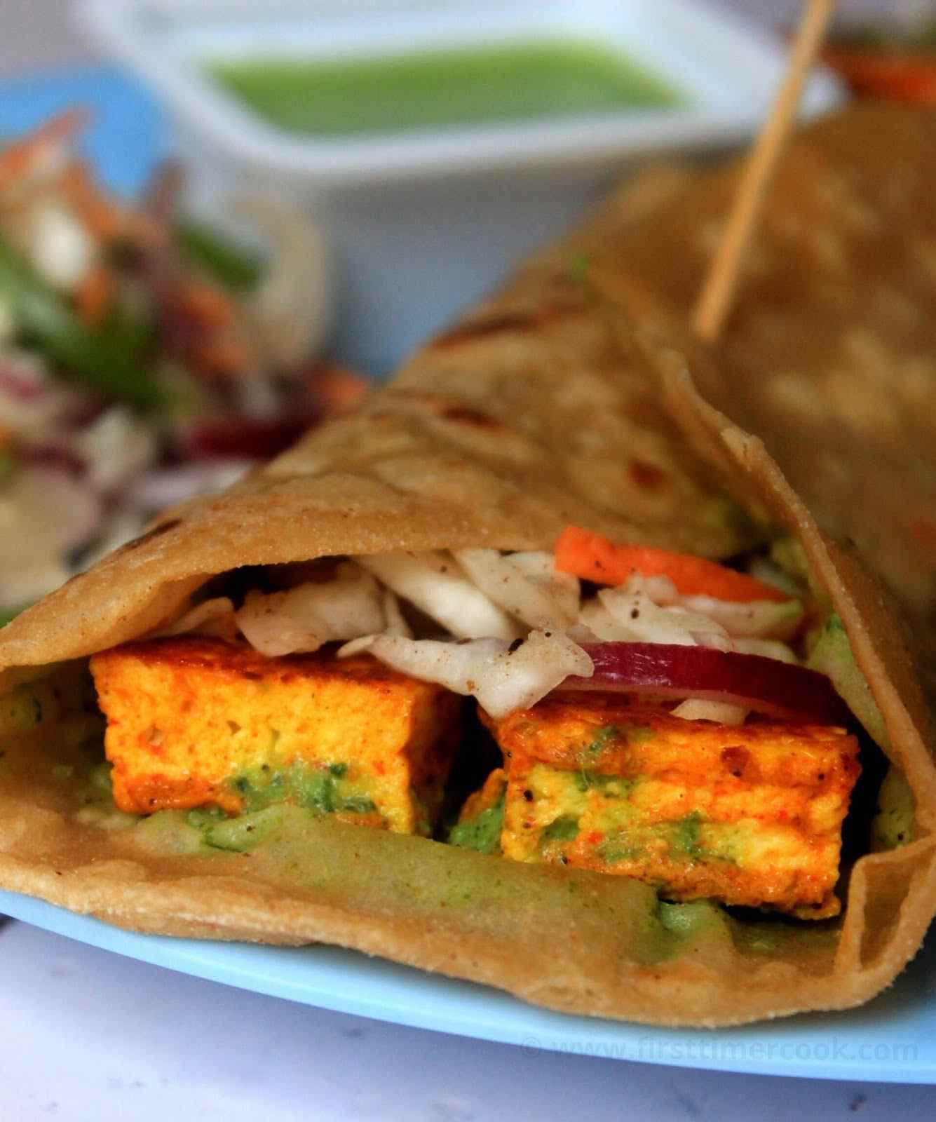 Classic Paneer Tikka Roll
