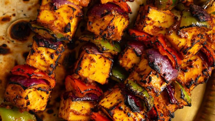 Lemon Garlic Paneer Tikka