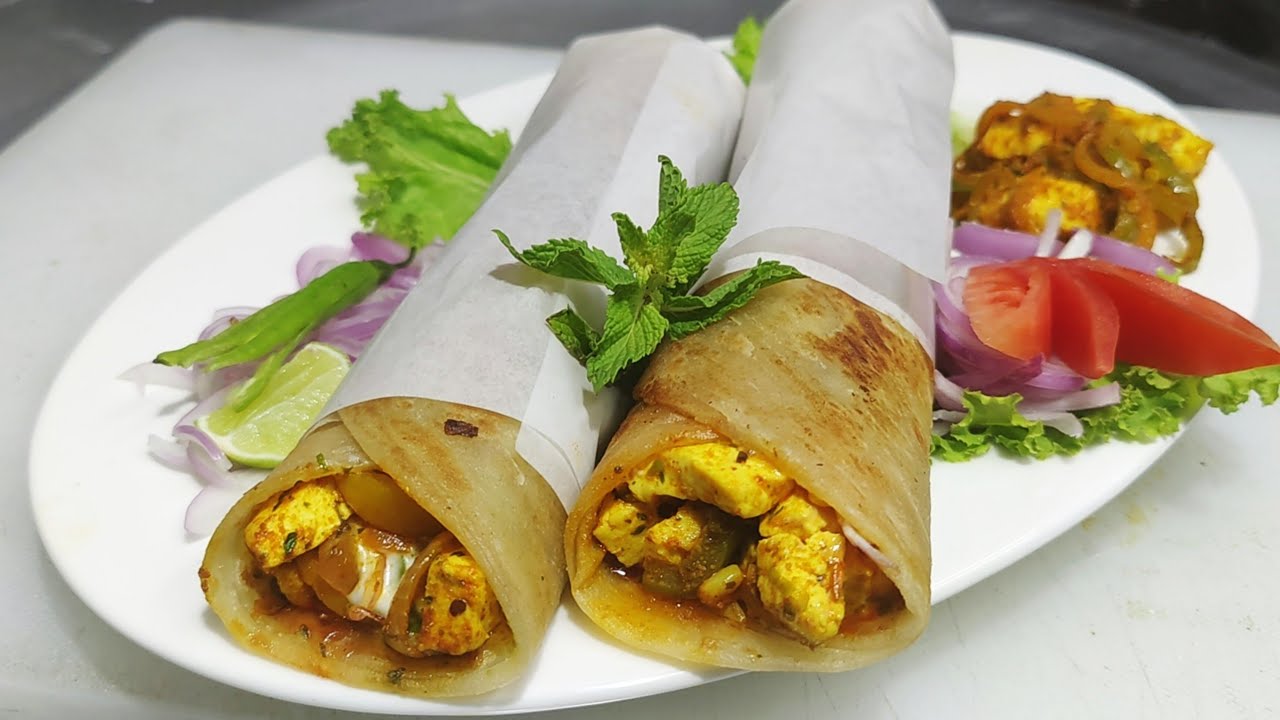 Butter Paneer Roll