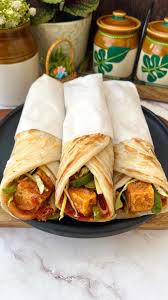 Chilly Garlic Paneer Roll