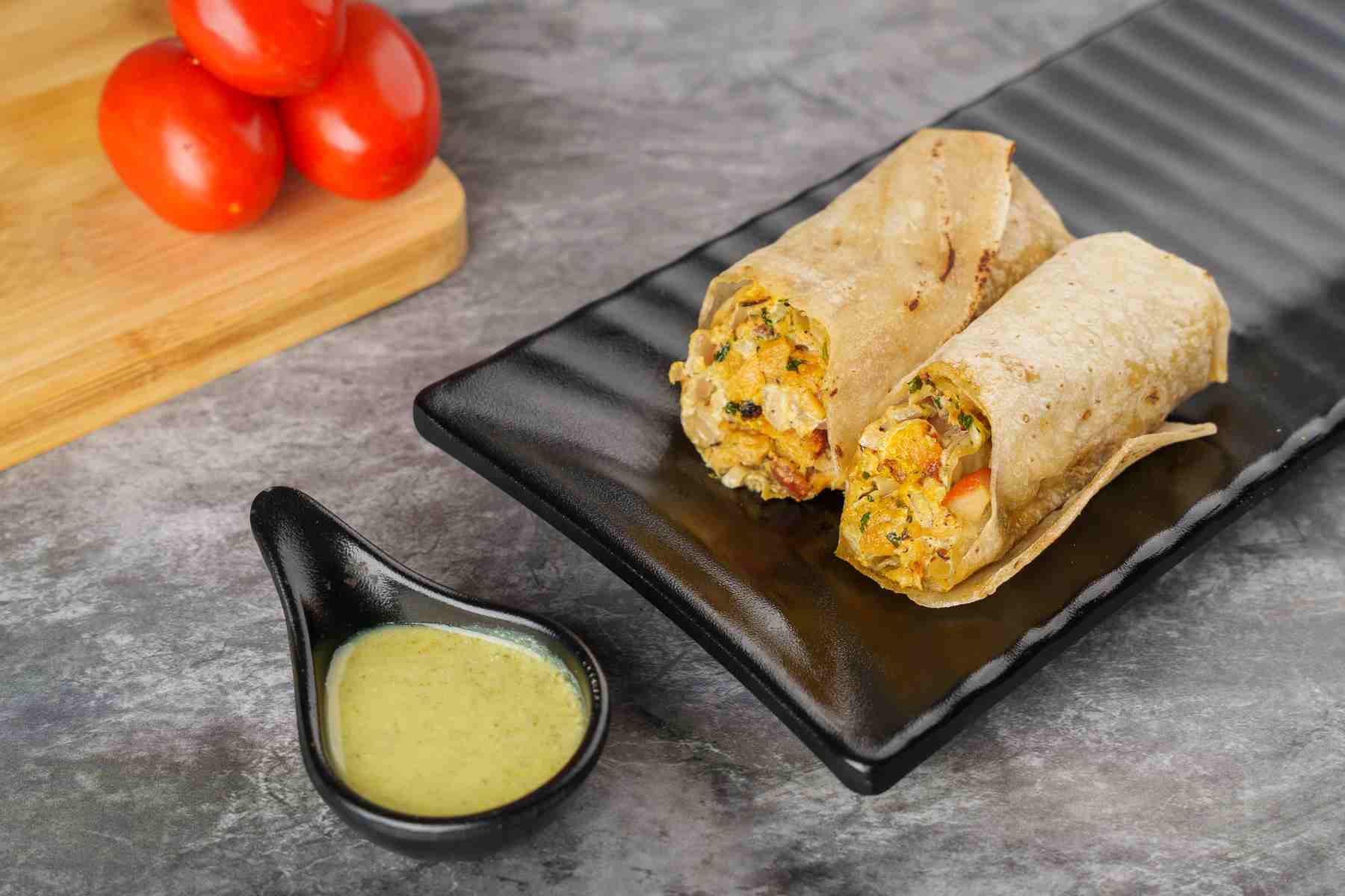 Korma Soya Chaap Roll