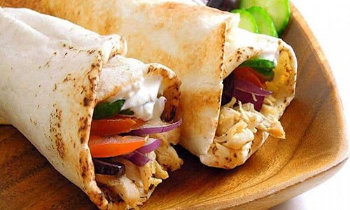 Makhani Soya Chaap Roll