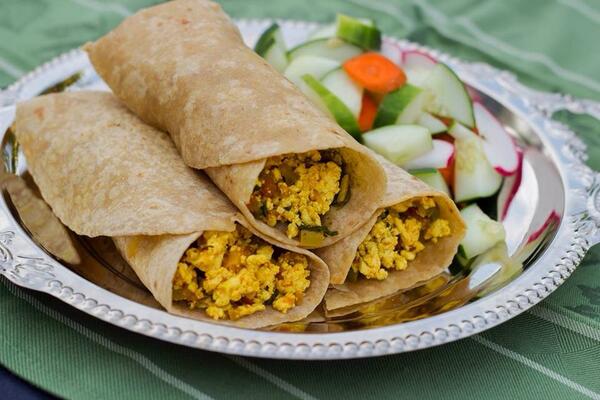 Paneer Bhurji Roll