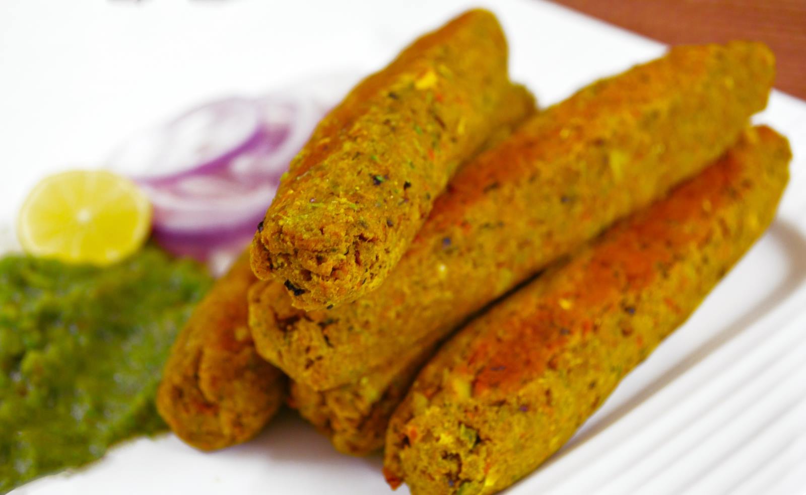 Veg Seekh Kebab Roll