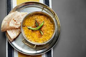 Dal fry with 4 butter roti