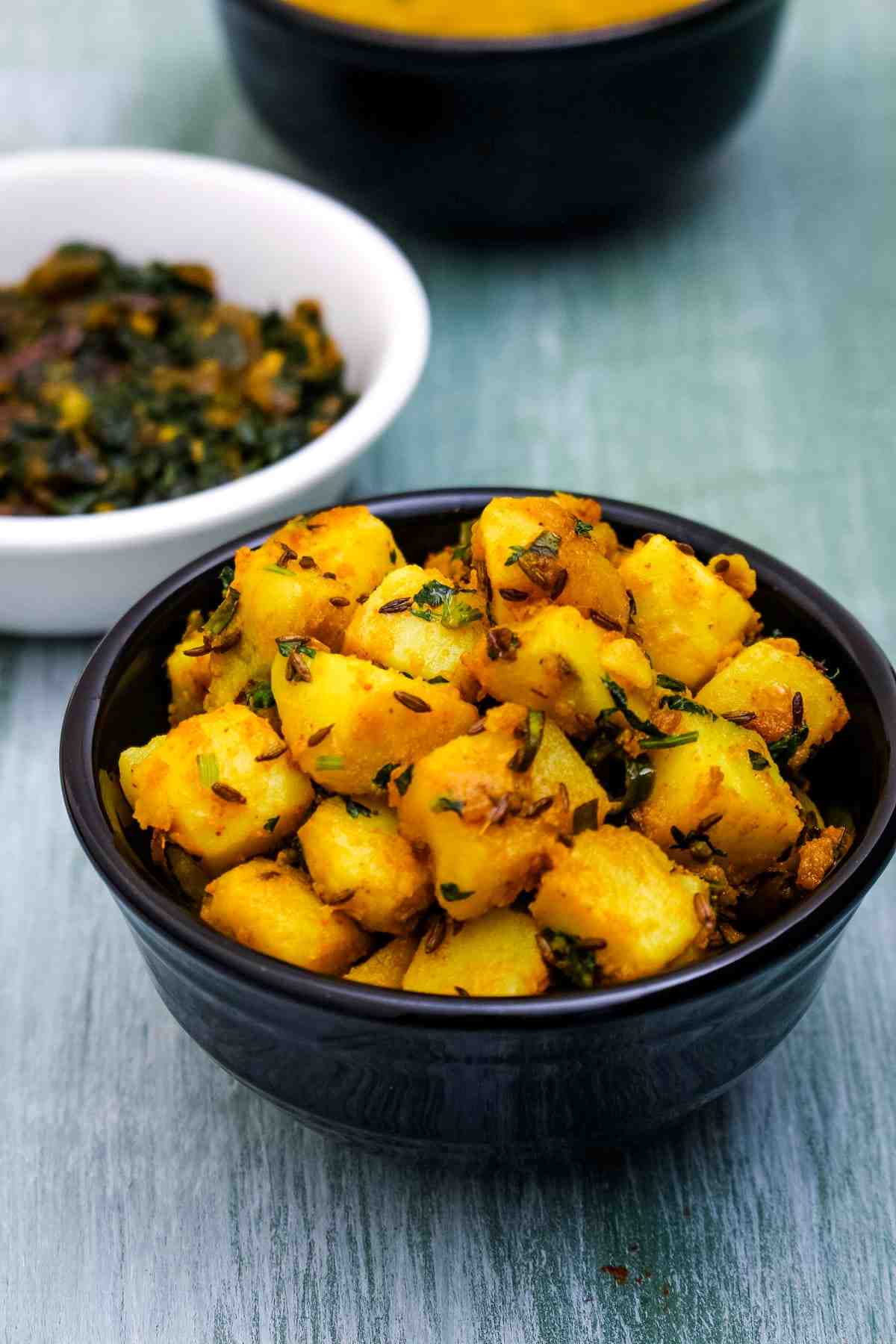 Dry jeera aloo fry