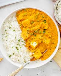 Matar paneer chawal