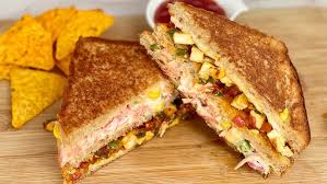 SCHEZWAN PANEER SANDWICH