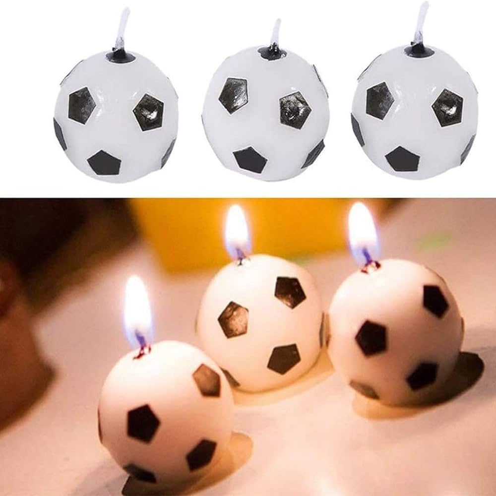 FOOTBALL BIRTHDAY CANDLE