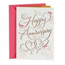 HAPPY ANNIVERSARY V CARD