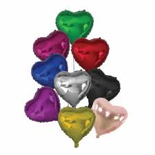 HEART SHAPE FOIL ALL COLOUR