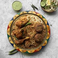 Nawabi Chicken Shami Kebab Briyani Rice Bowl