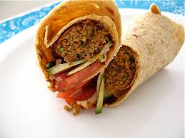 Non Veg Chicken Lahori Seekh Kebab Roll