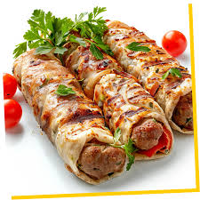 Non Veg Mutton Seekh Kebab Roll