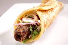 Non Veg Mutton Shami kebab Roll