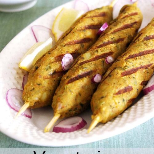 Veg Afghani Seekh Kebab