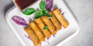 Veg Seekh Kebab Roll
