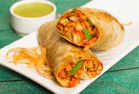 Chilli Garlic Mushroom Roll