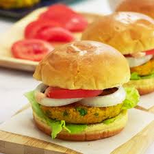 Aloo patty burger