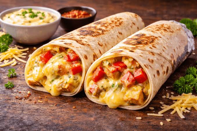 Cheesy wrap