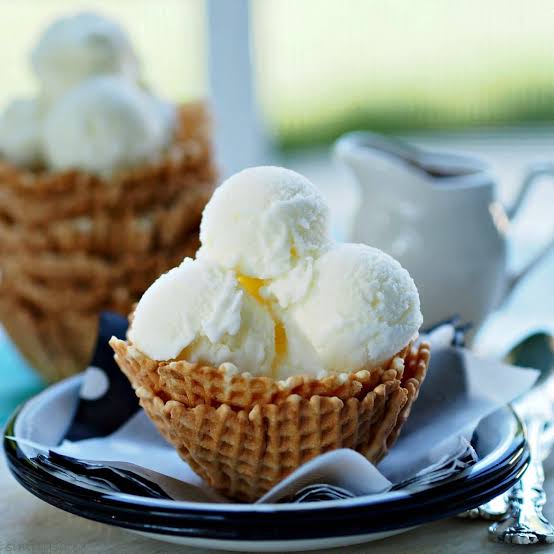 Ice cream vanilla