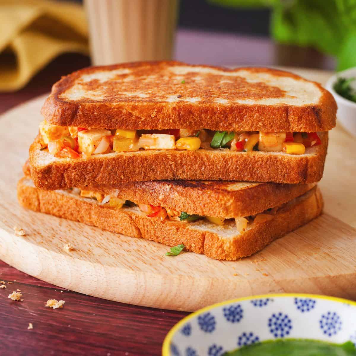 Paneer sandwich