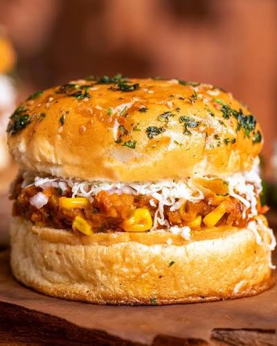 Corn & Cheese Burger