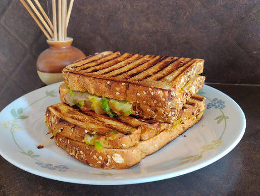 Soya Chunk Sandwich