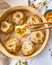Cheese & Corn Momos