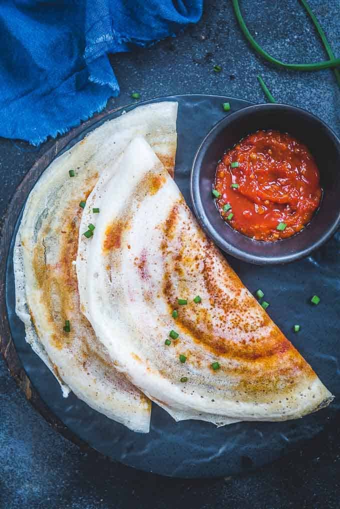 Cheese Schezwan Dosa