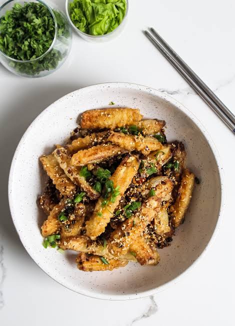 Fried Baby Corn Hot Garlic