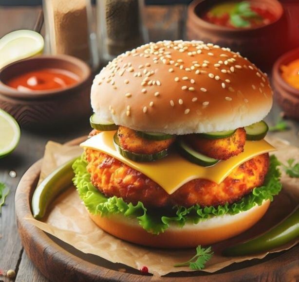 Cheese Tikki Burger