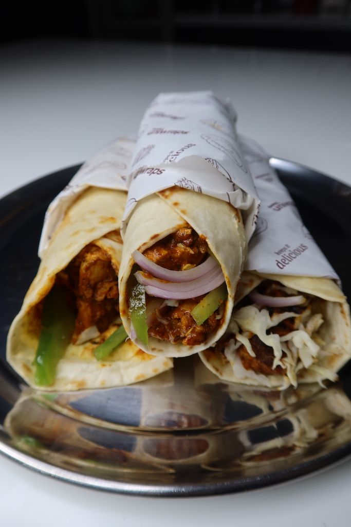 Chilli Chicken kathi roll