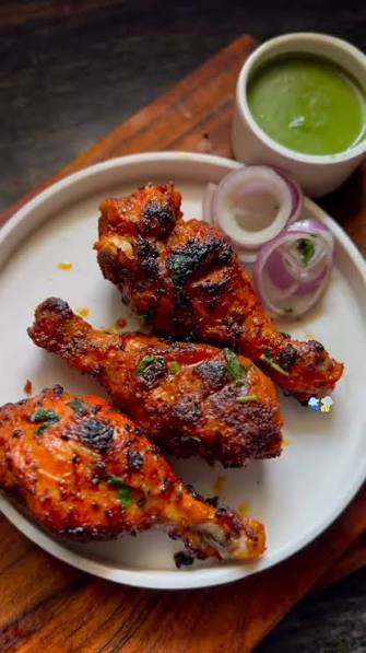 Murgh Stuffed Tangdi