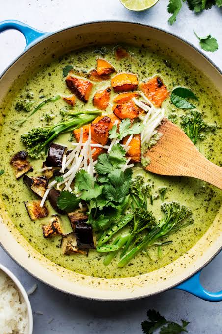 Veg Green Curry
