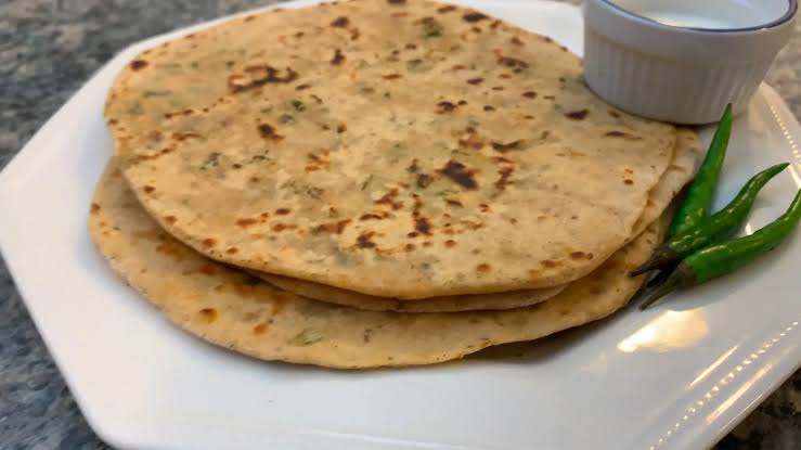 Green Chilli Paratha