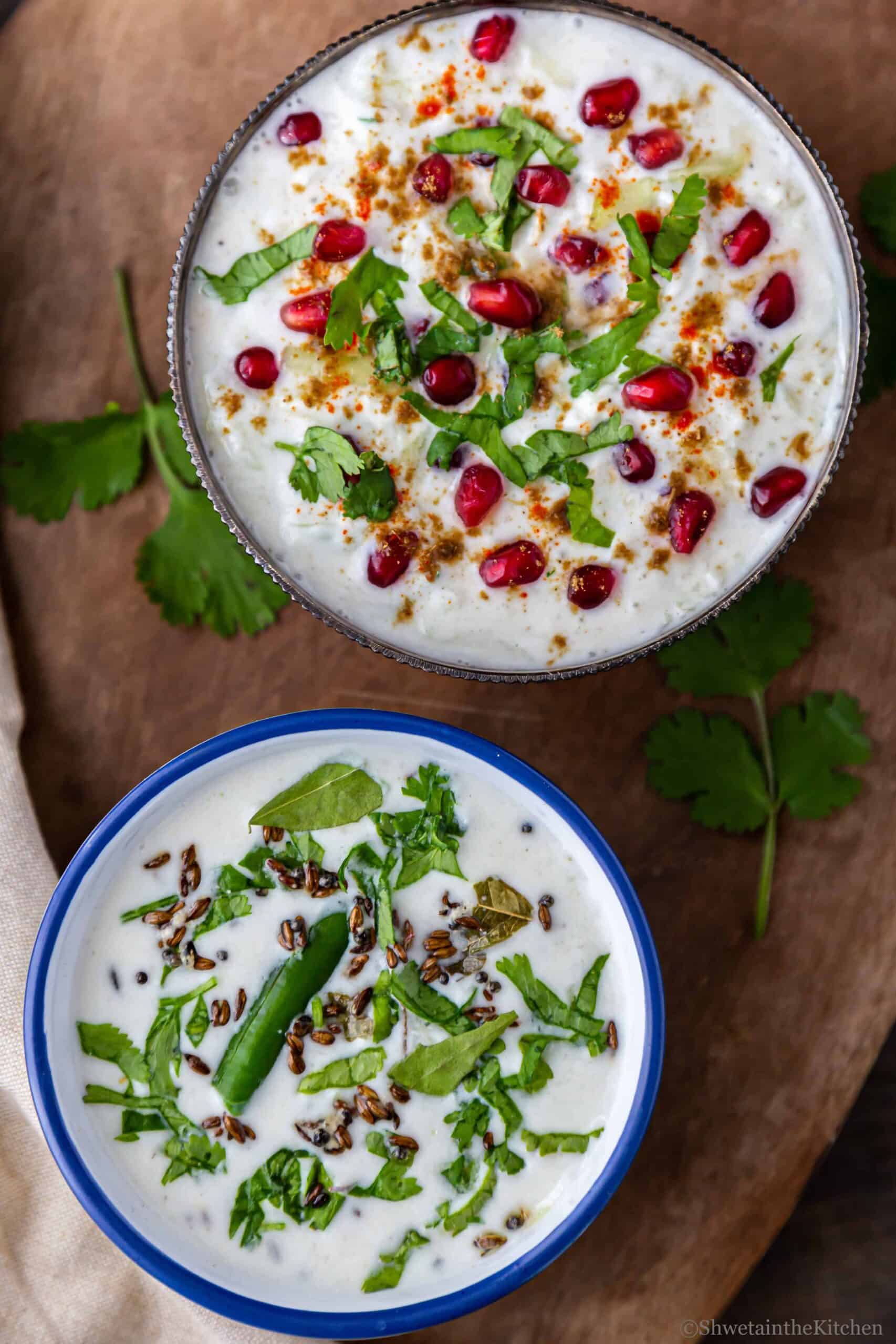 Raita (Boondi, Cucumber, Mixed)