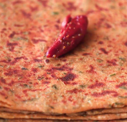 Red Chilli Paratha