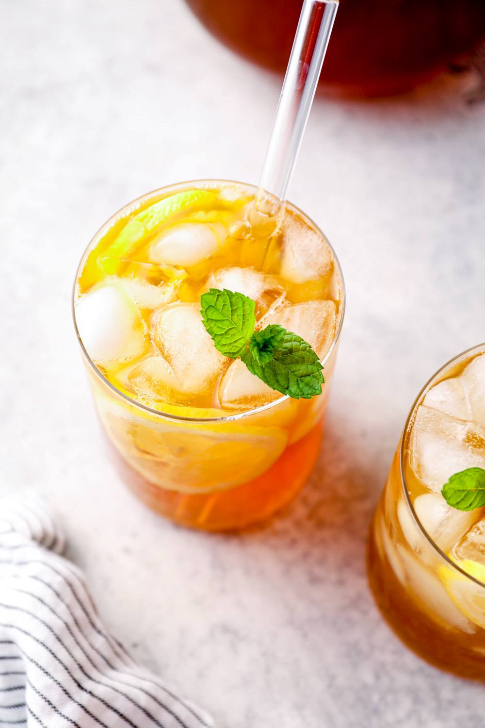Fresh Lemon Ice Tea