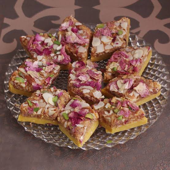 Kaju Gulab Burfi