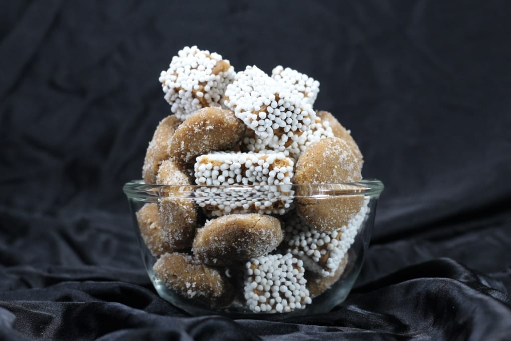 Pahari Bal Mithai & Chocolate Burfi Platter