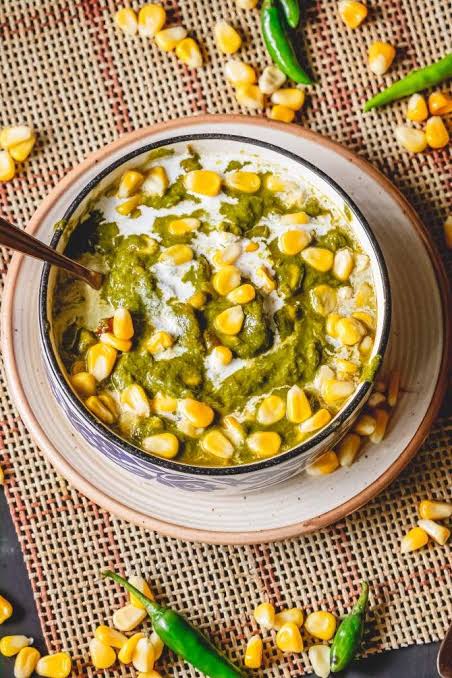 Palak Corn