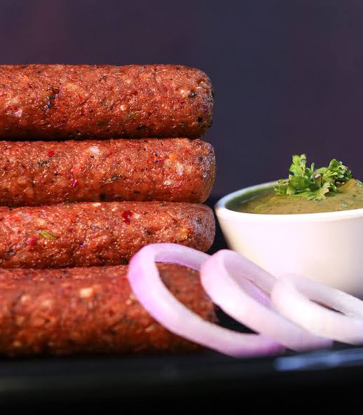 Soya keema Seek Kabab