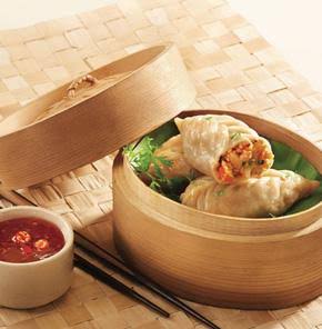 Steamed Nutrela Momos