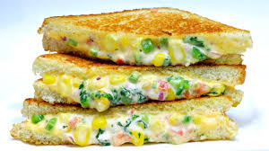 Cheese Corn Sandwich (Grilled)