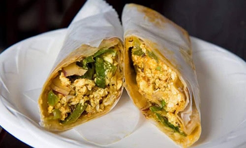Paneer Bhurji Roll