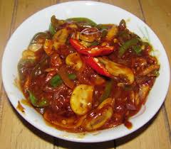 Chilly Mushroom (Gravy)