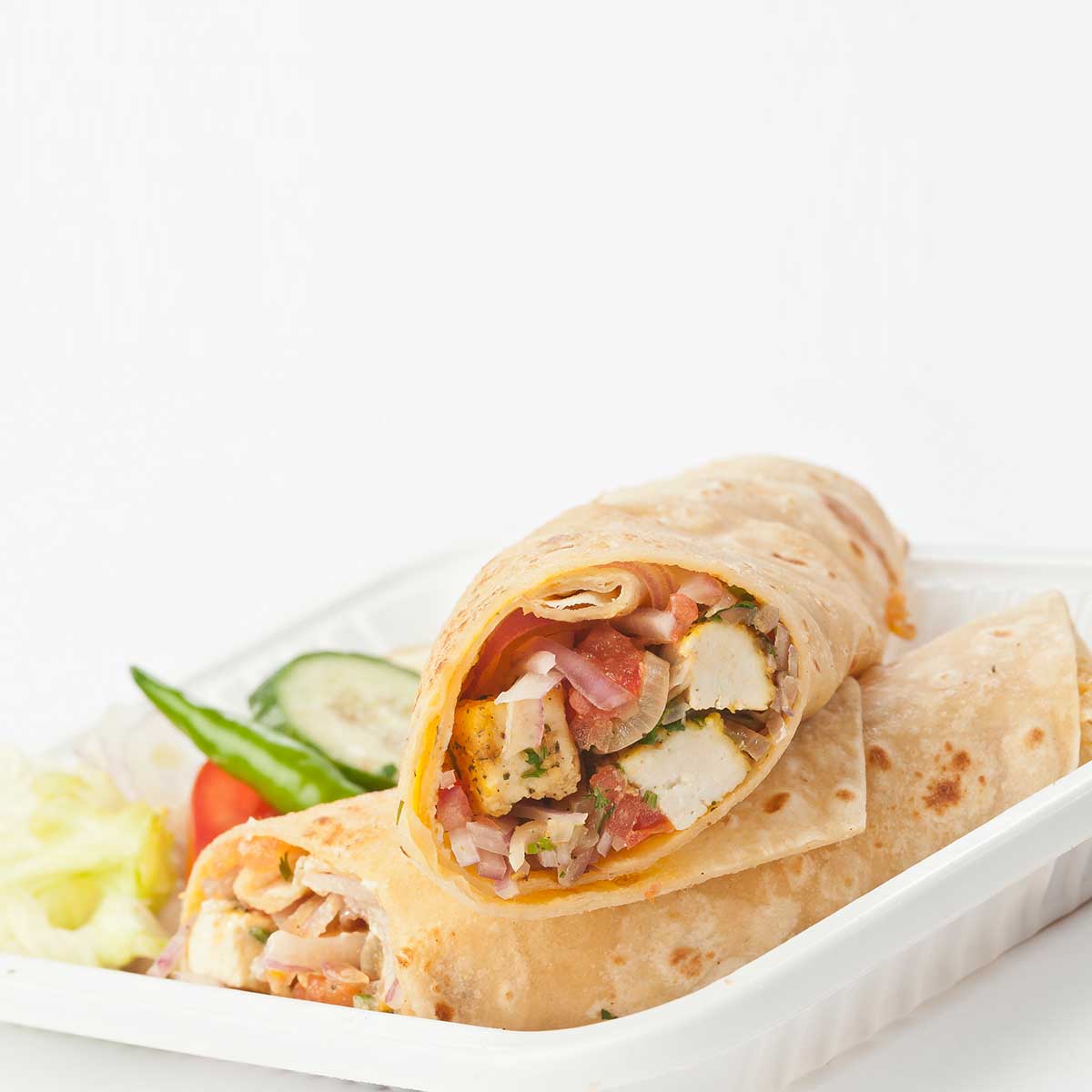 Malai Paneer Tikka Roll