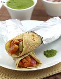 Masala Paneer Tikka Roll