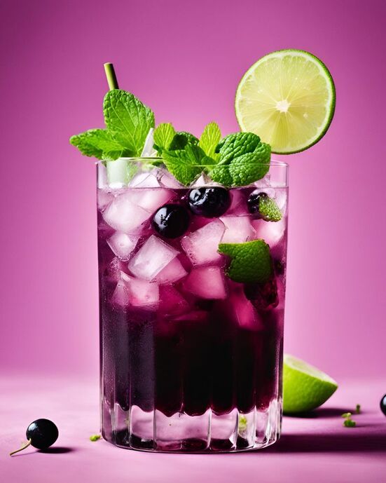 Black Currant Mojito